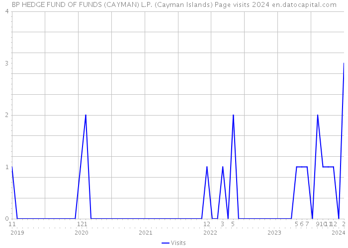 BP HEDGE FUND OF FUNDS (CAYMAN) L.P. (Cayman Islands) Page visits 2024 