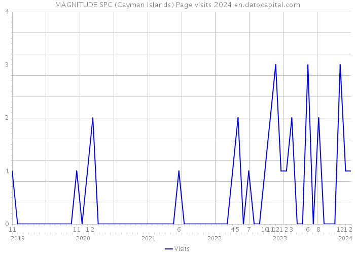 MAGNITUDE SPC (Cayman Islands) Page visits 2024 