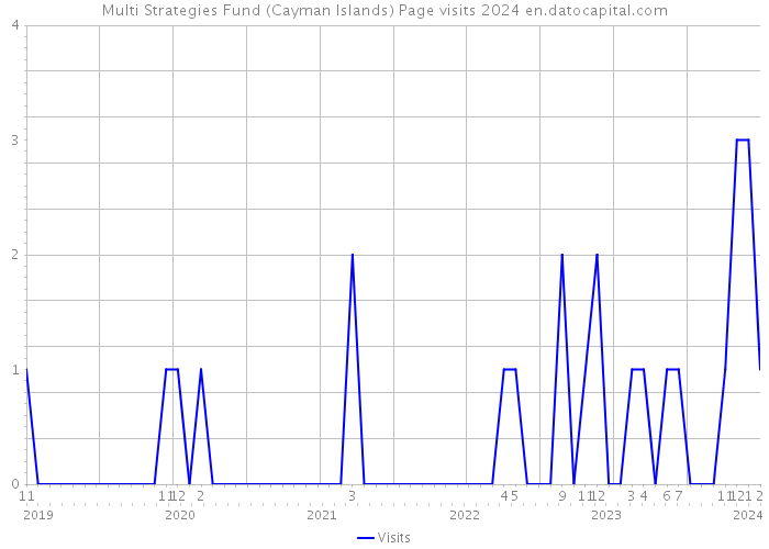 Multi Strategies Fund (Cayman Islands) Page visits 2024 