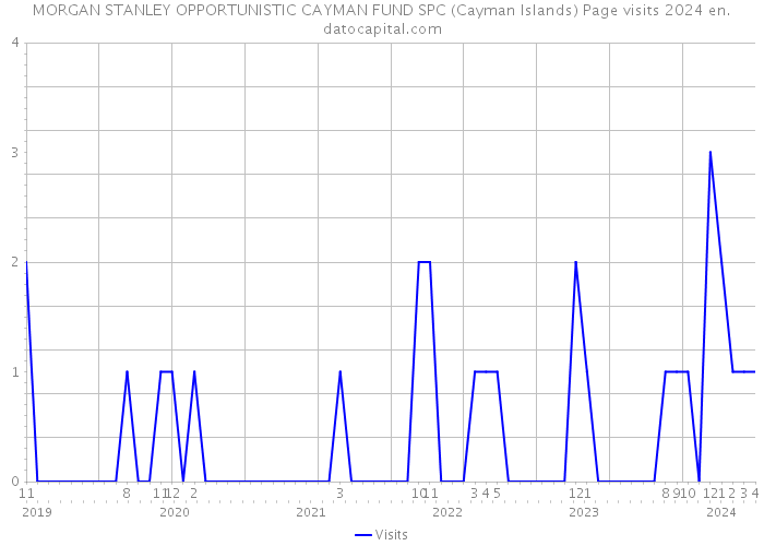 MORGAN STANLEY OPPORTUNISTIC CAYMAN FUND SPC (Cayman Islands) Page visits 2024 