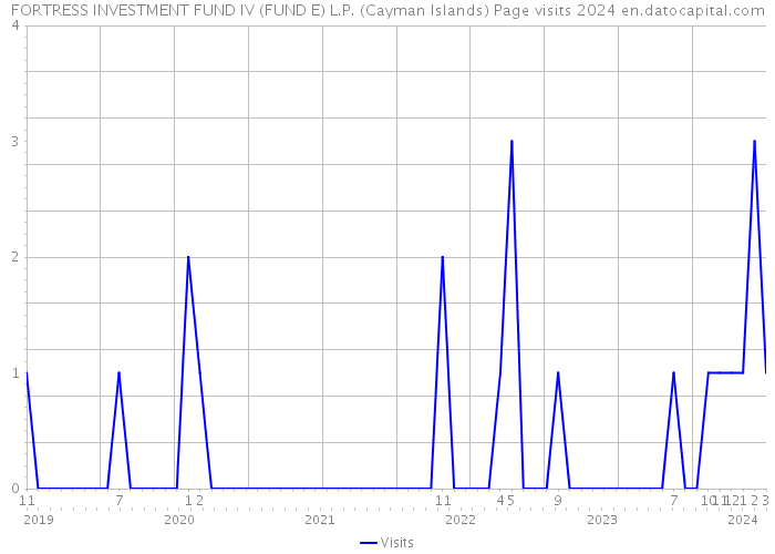 FORTRESS INVESTMENT FUND IV (FUND E) L.P. (Cayman Islands) Page visits 2024 