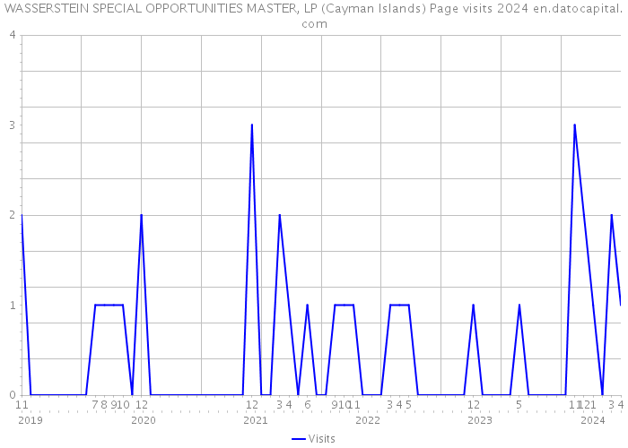 WASSERSTEIN SPECIAL OPPORTUNITIES MASTER, LP (Cayman Islands) Page visits 2024 