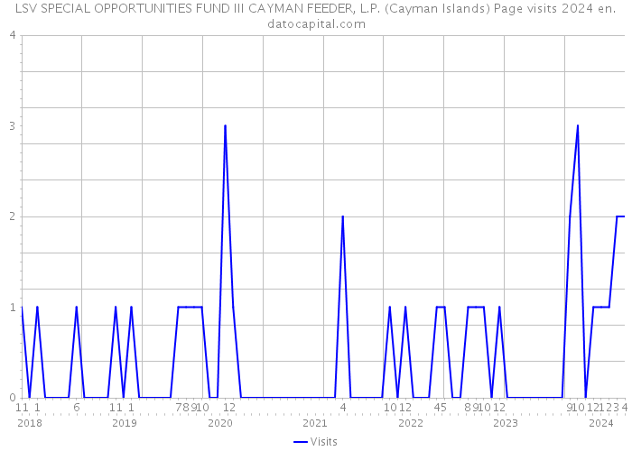 LSV SPECIAL OPPORTUNITIES FUND III CAYMAN FEEDER, L.P. (Cayman Islands) Page visits 2024 