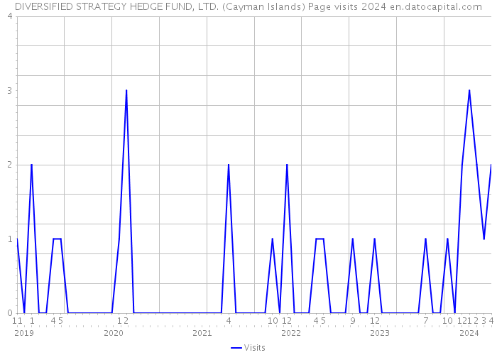DIVERSIFIED STRATEGY HEDGE FUND, LTD. (Cayman Islands) Page visits 2024 