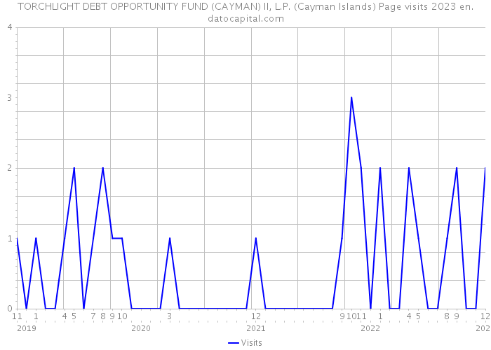 TORCHLIGHT DEBT OPPORTUNITY FUND (CAYMAN) II, L.P. (Cayman Islands) Page visits 2023 