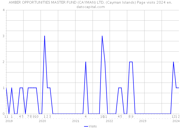 AMBER OPPORTUNITIES MASTER FUND (CAYMAN) LTD. (Cayman Islands) Page visits 2024 