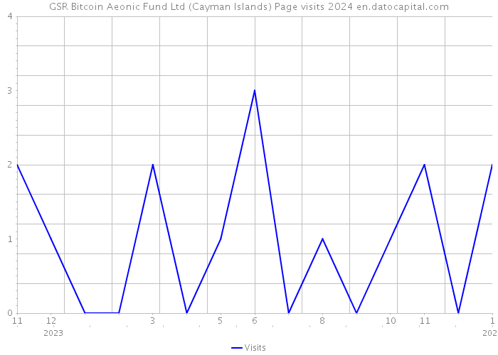 GSR Bitcoin Aeonic Fund Ltd (Cayman Islands) Page visits 2024 