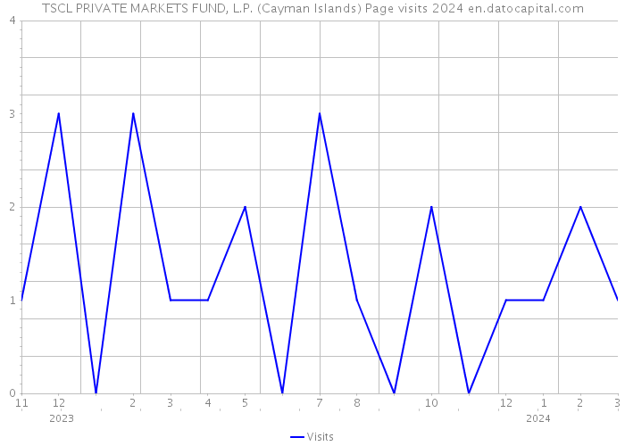 TSCL PRIVATE MARKETS FUND, L.P. (Cayman Islands) Page visits 2024 