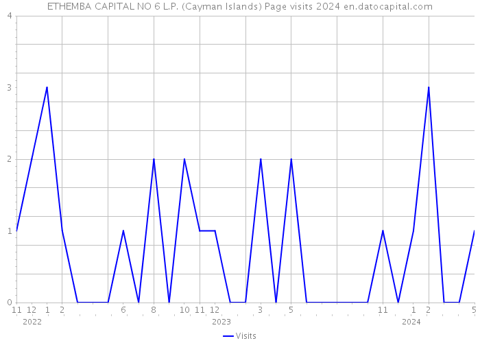 ETHEMBA CAPITAL NO 6 L.P. (Cayman Islands) Page visits 2024 
