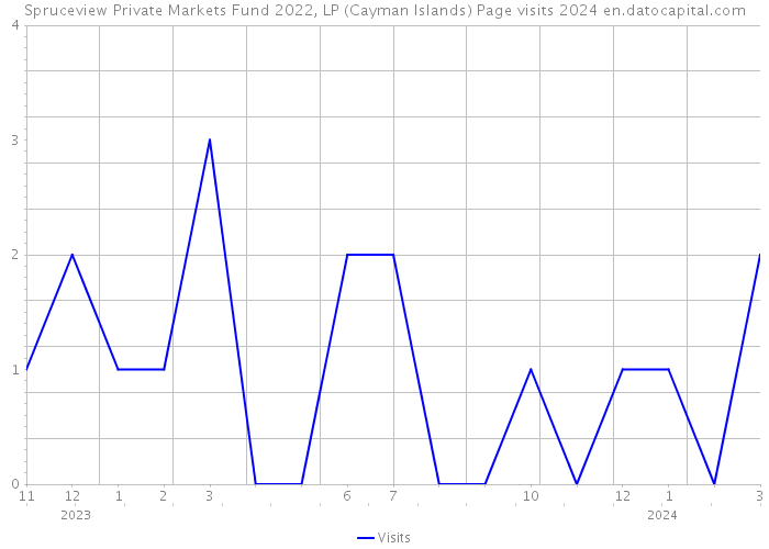 Spruceview Private Markets Fund 2022, LP (Cayman Islands) Page visits 2024 
