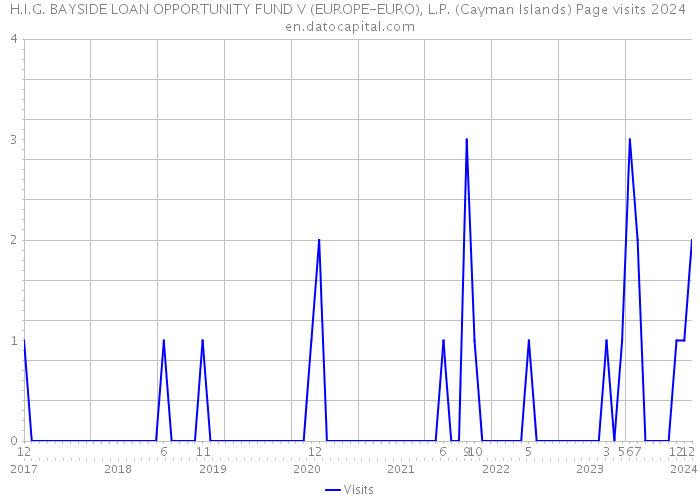 H.I.G. BAYSIDE LOAN OPPORTUNITY FUND V (EUROPE-EURO), L.P. (Cayman Islands) Page visits 2024 