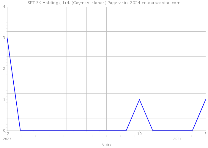 SPT SK Holdings, Ltd. (Cayman Islands) Page visits 2024 