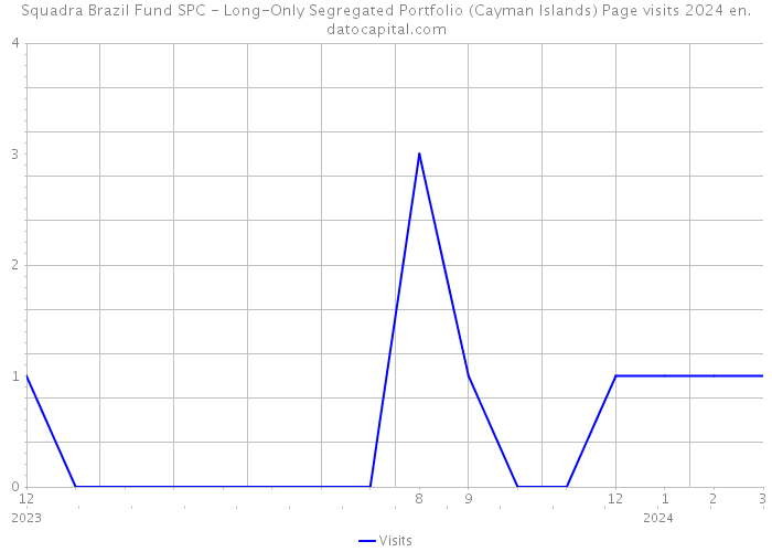Squadra Brazil Fund SPC - Long-Only Segregated Portfolio (Cayman Islands) Page visits 2024 