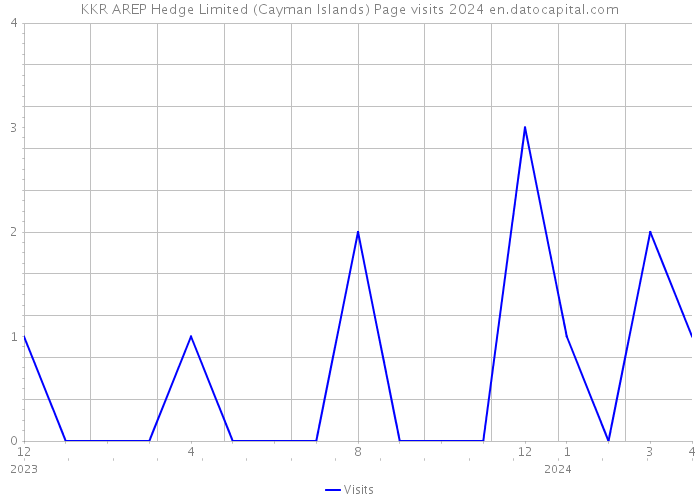 KKR AREP Hedge Limited (Cayman Islands) Page visits 2024 