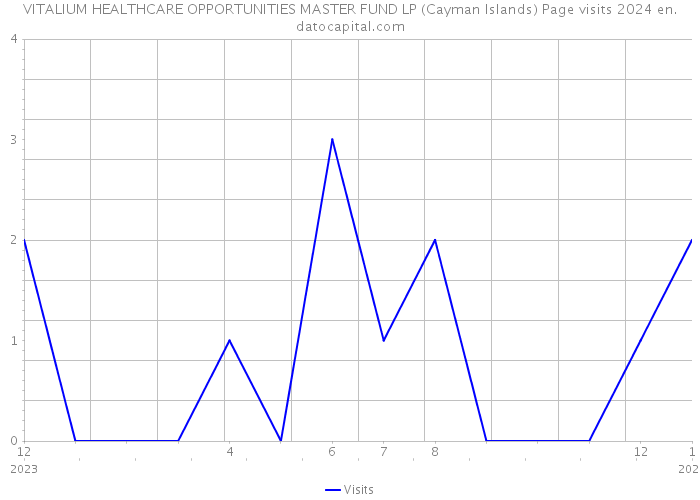 VITALIUM HEALTHCARE OPPORTUNITIES MASTER FUND LP (Cayman Islands) Page visits 2024 