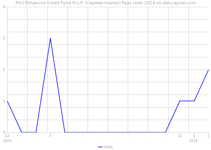 PAG Enhanced Credit Fund III L.P. (Cayman Islands) Page visits 2024 