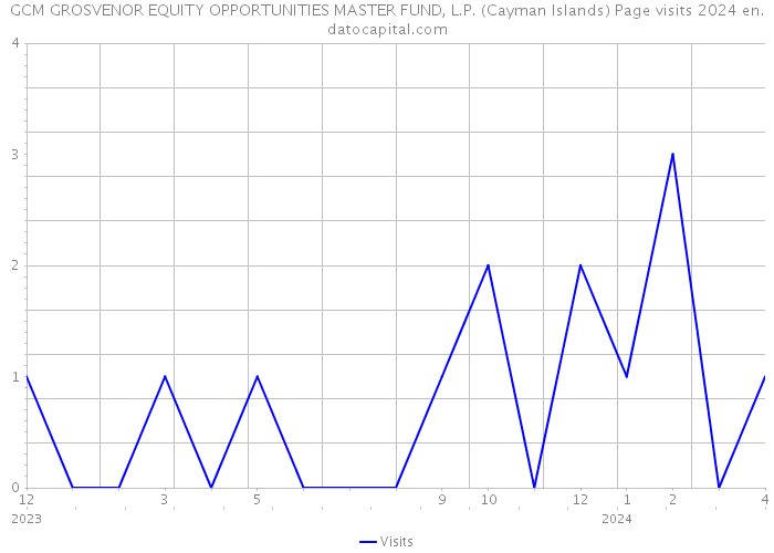 GCM GROSVENOR EQUITY OPPORTUNITIES MASTER FUND, L.P. (Cayman Islands) Page visits 2024 
