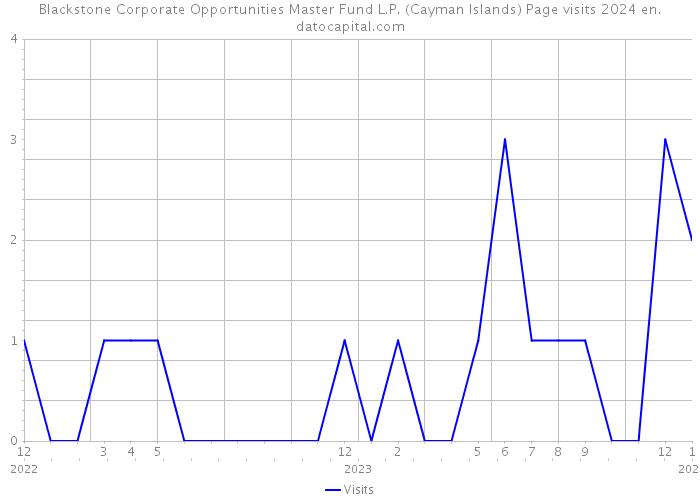 Blackstone Corporate Opportunities Master Fund L.P. (Cayman Islands) Page visits 2024 