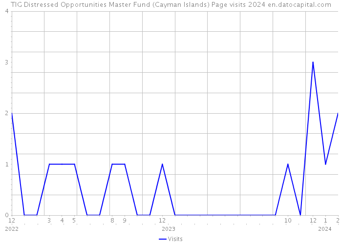 TIG Distressed Opportunities Master Fund (Cayman Islands) Page visits 2024 