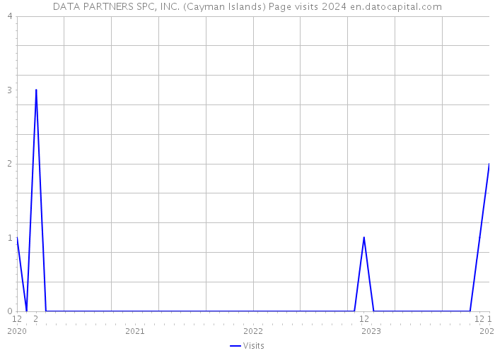 DATA PARTNERS SPC, INC. (Cayman Islands) Page visits 2024 