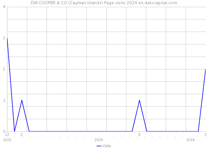 DW COOPER & CO (Cayman Islands) Page visits 2024 