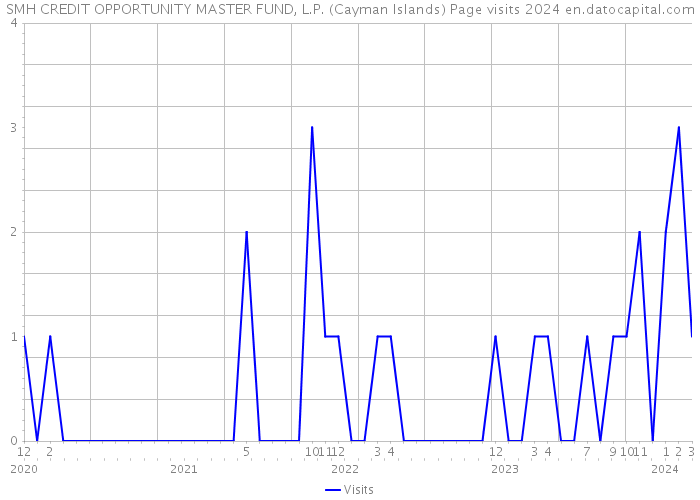 SMH CREDIT OPPORTUNITY MASTER FUND, L.P. (Cayman Islands) Page visits 2024 