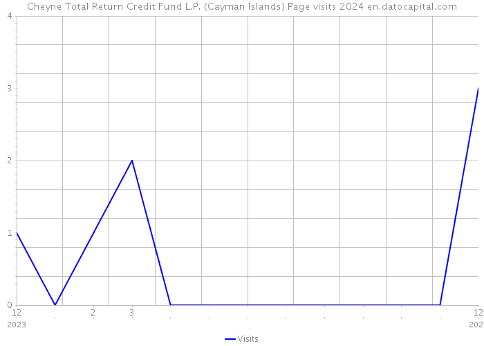 Cheyne Total Return Credit Fund L.P. (Cayman Islands) Page visits 2024 