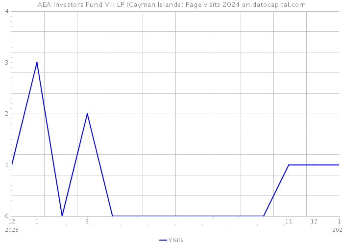 AEA Investors Fund VIII LP (Cayman Islands) Page visits 2024 