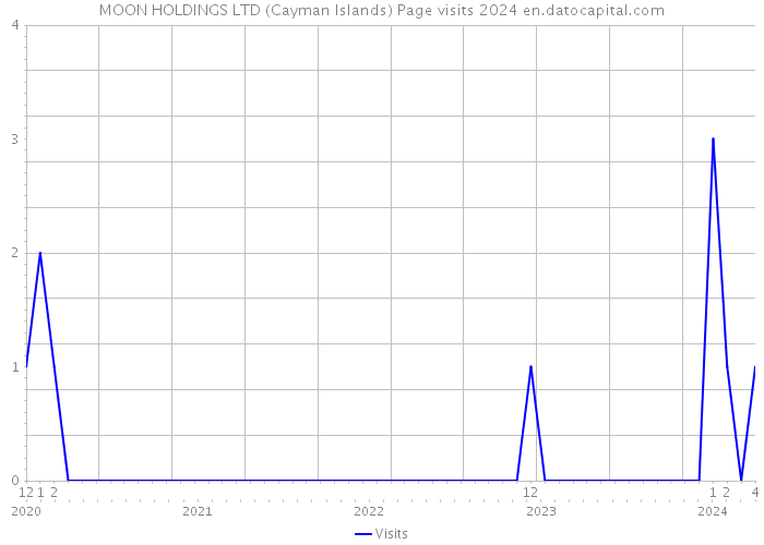 MOON HOLDINGS LTD (Cayman Islands) Page visits 2024 