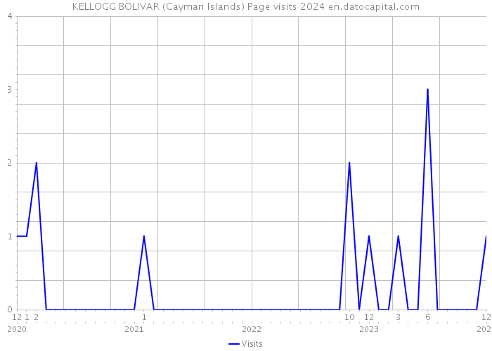 KELLOGG BOLIVAR (Cayman Islands) Page visits 2024 