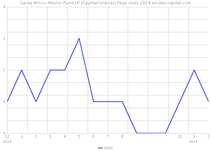 Garda Mincio Master Fund LP (Cayman Islands) Page visits 2024 