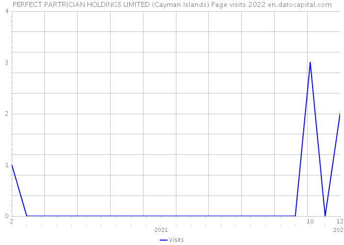 PERFECT PARTRICIAN HOLDINGS LIMITED (Cayman Islands) Page visits 2022 