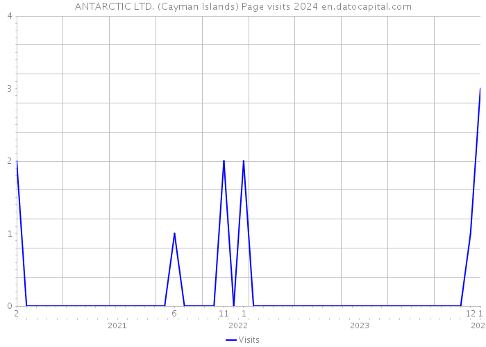 ANTARCTIC LTD. (Cayman Islands) Page visits 2024 