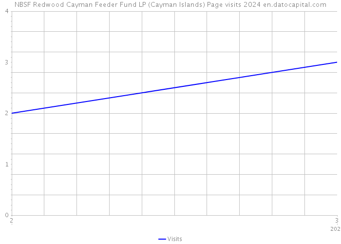 NBSF Redwood Cayman Feeder Fund LP (Cayman Islands) Page visits 2024 