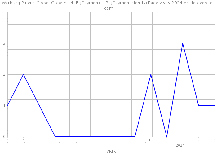 Warburg Pincus Global Growth 14-E (Cayman), L.P. (Cayman Islands) Page visits 2024 