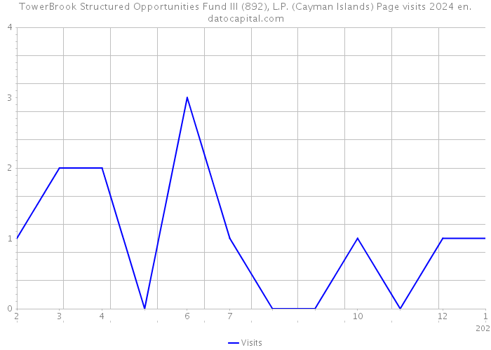 TowerBrook Structured Opportunities Fund III (892), L.P. (Cayman Islands) Page visits 2024 