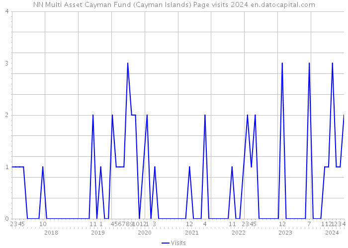 NN Multi Asset Cayman Fund (Cayman Islands) Page visits 2024 
