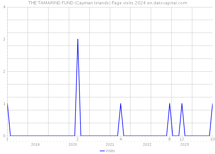 THE TAMARIND FUND (Cayman Islands) Page visits 2024 