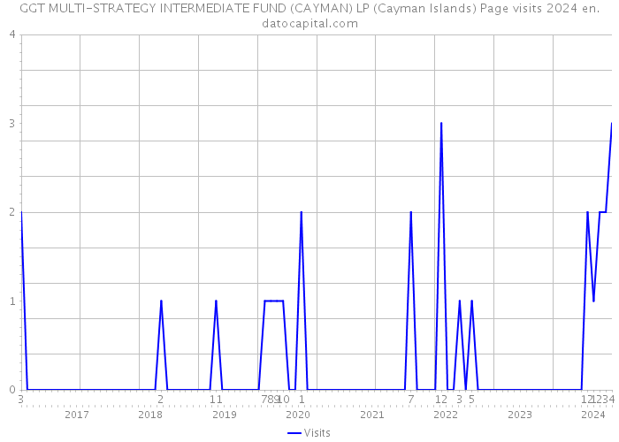 GGT MULTI-STRATEGY INTERMEDIATE FUND (CAYMAN) LP (Cayman Islands) Page visits 2024 
