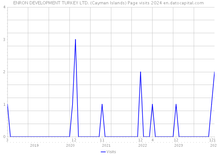 ENRON DEVELOPMENT TURKEY LTD. (Cayman Islands) Page visits 2024 