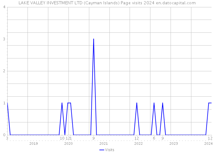 LAKE VALLEY INVESTMENT LTD (Cayman Islands) Page visits 2024 