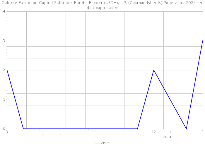 Oaktree European Capital Solutions Fund II Feeder (USDH), L.P. (Cayman Islands) Page visits 2024 