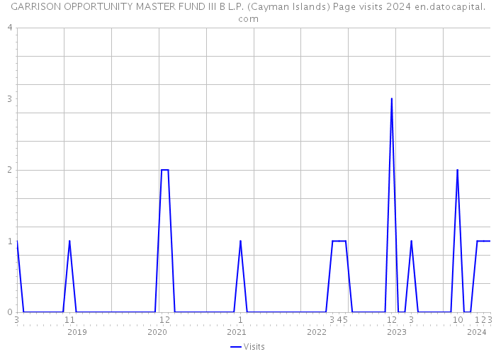 GARRISON OPPORTUNITY MASTER FUND III B L.P. (Cayman Islands) Page visits 2024 