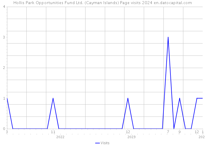 Hollis Park Opportunities Fund Ltd. (Cayman Islands) Page visits 2024 