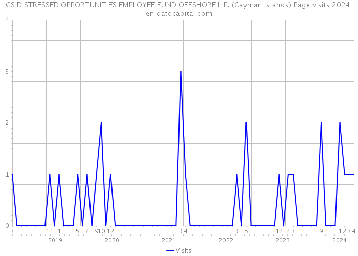 GS DISTRESSED OPPORTUNITIES EMPLOYEE FUND OFFSHORE L.P. (Cayman Islands) Page visits 2024 