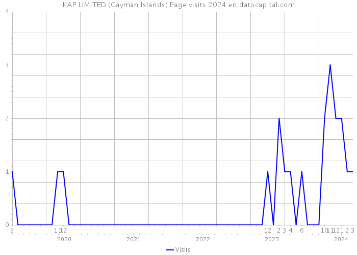 KAP LIMITED (Cayman Islands) Page visits 2024 