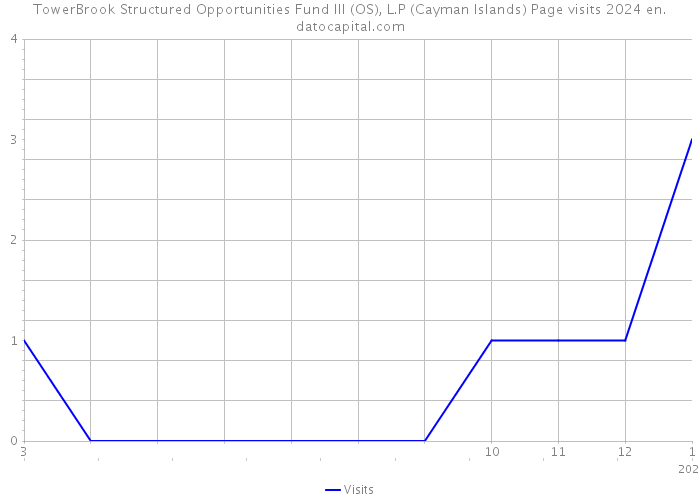 TowerBrook Structured Opportunities Fund III (OS), L.P (Cayman Islands) Page visits 2024 
