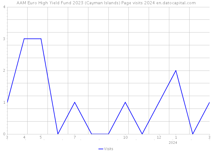 AAM Euro High Yield Fund 2023 (Cayman Islands) Page visits 2024 