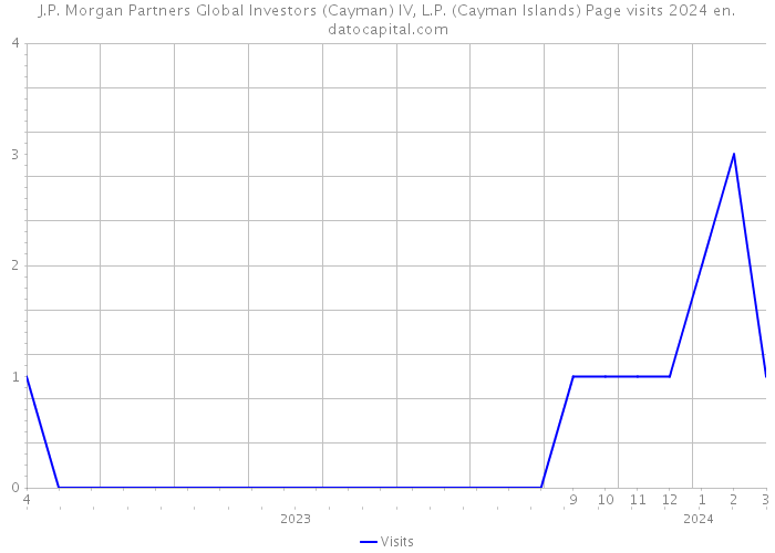 J.P. Morgan Partners Global Investors (Cayman) IV, L.P. (Cayman Islands) Page visits 2024 