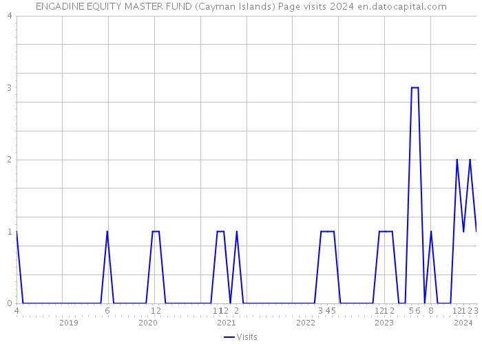 ENGADINE EQUITY MASTER FUND (Cayman Islands) Page visits 2024 